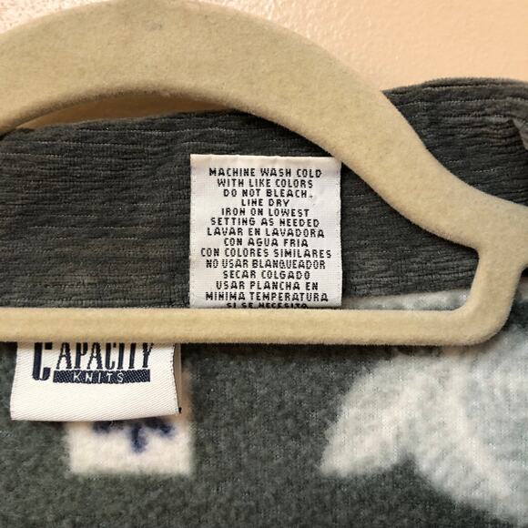 Capacity Knits Fleece Shirt Jacket Women's Large - Picture 9 of 12